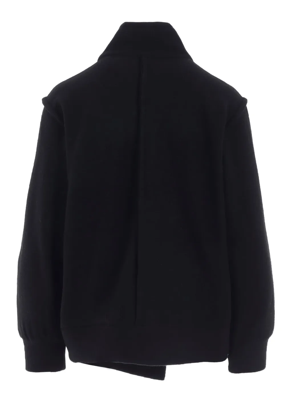 W/Ny Fleece Asymmetric Blouson