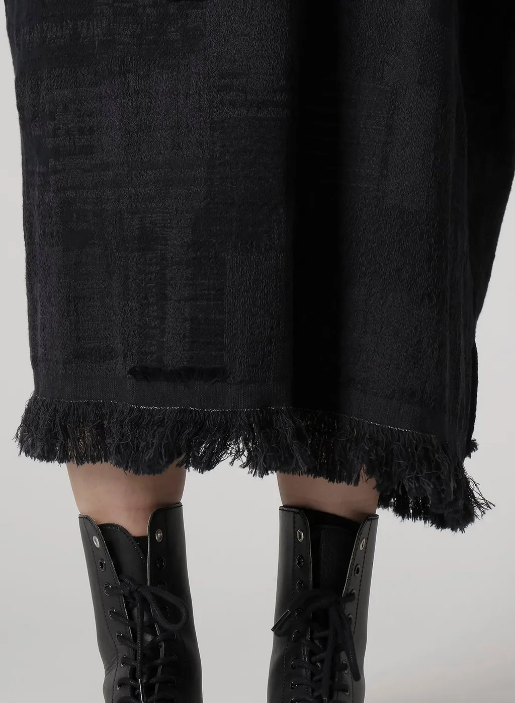 Patchwork Jacquard Asymmetric Sleeveless Dress