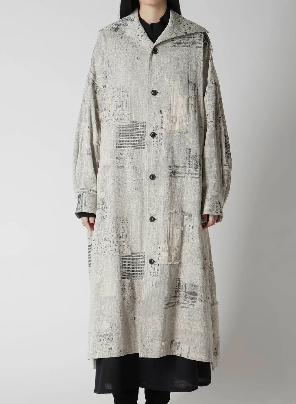 Patchwork Jacquard Dress