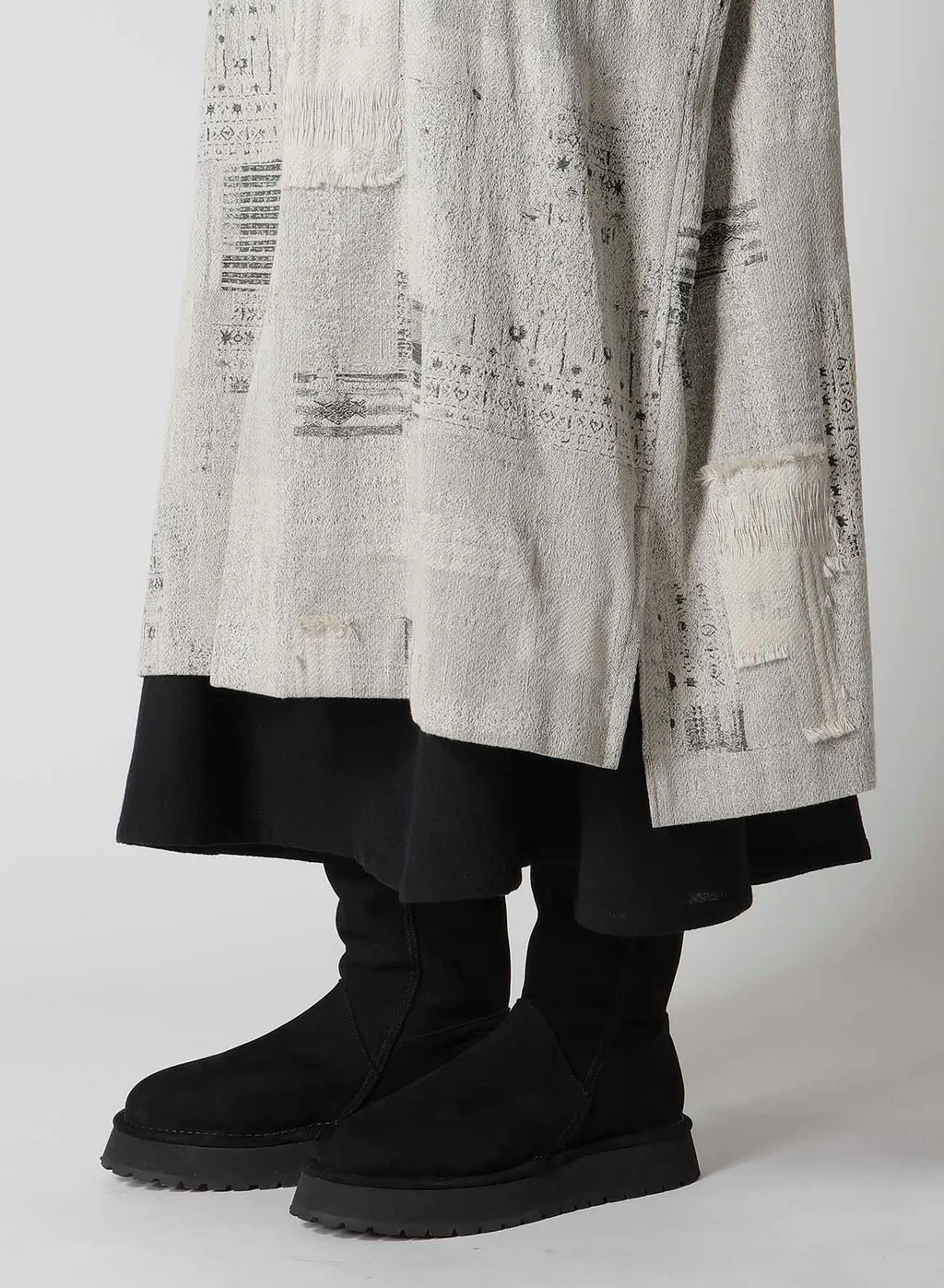 Patchwork Jacquard Dress