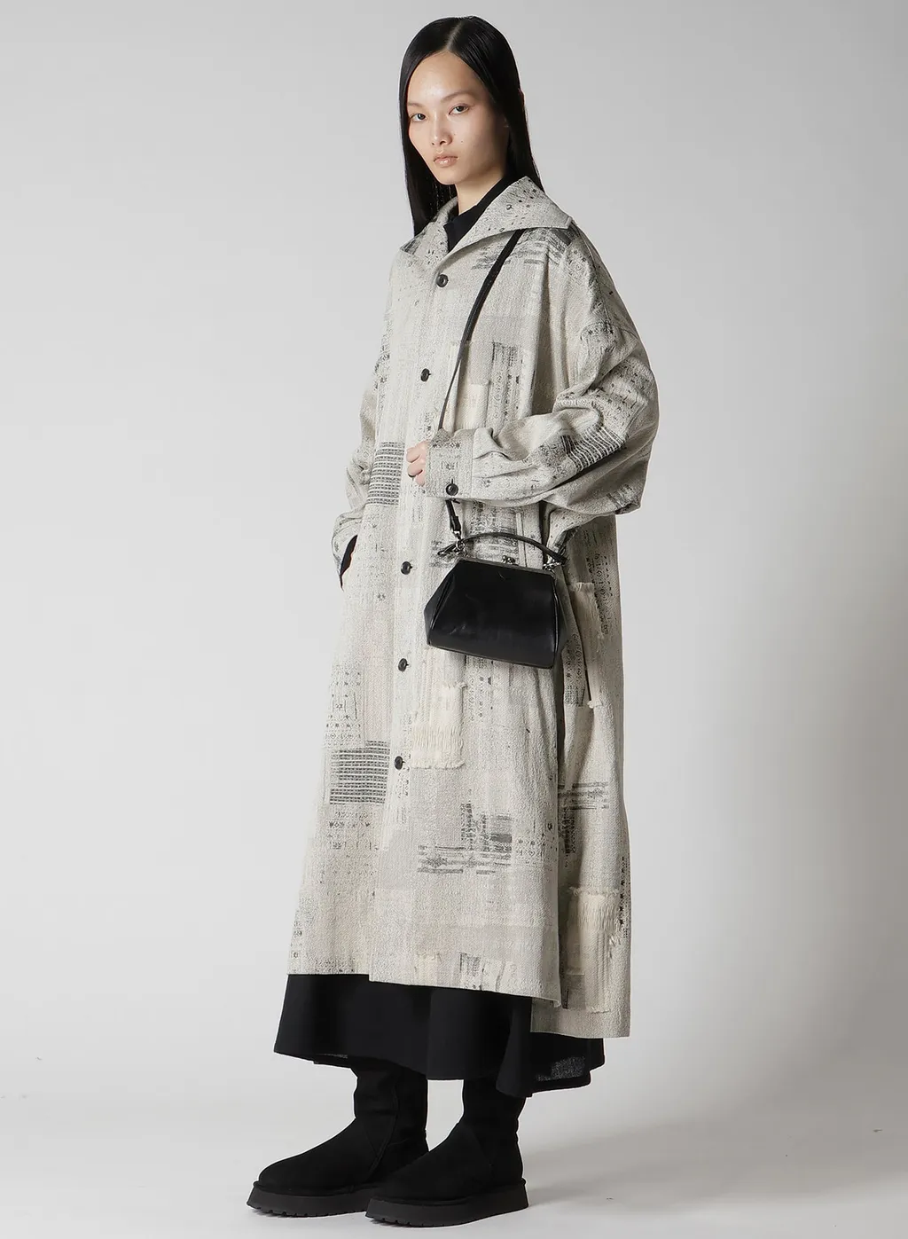Patchwork Jacquard Dress
