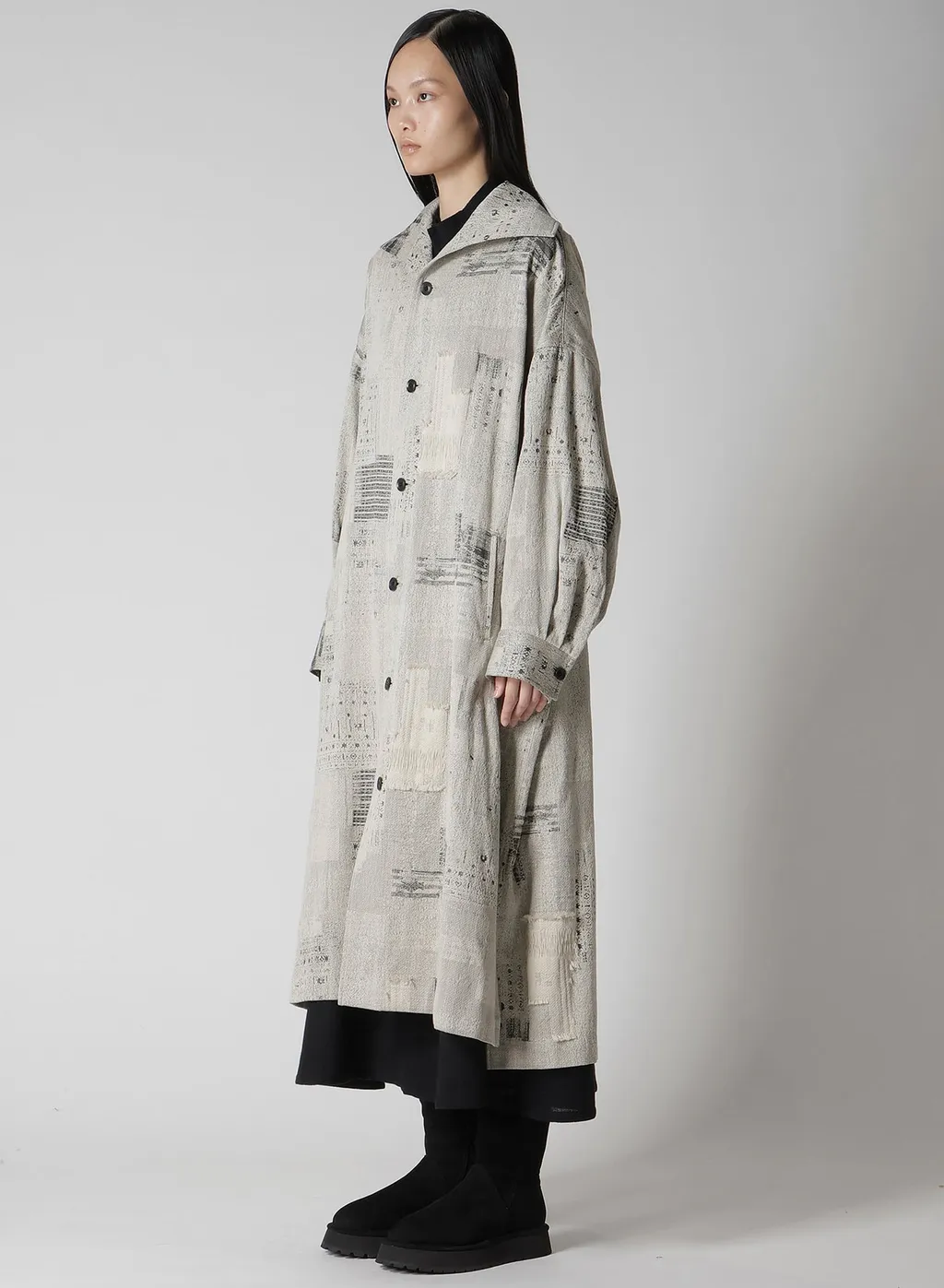 Patchwork Jacquard Dress