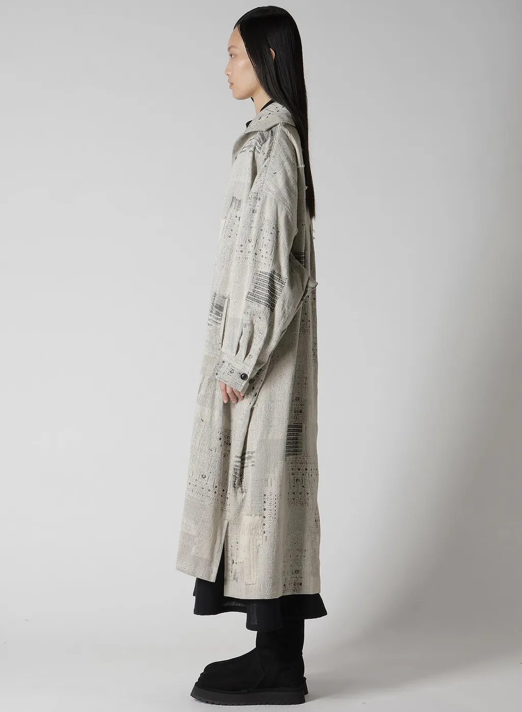 Patchwork Jacquard Dress