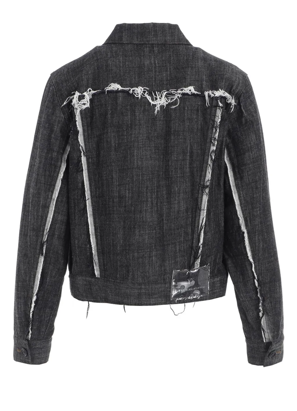 8Oz Untrimmed Panel Denim Jacket