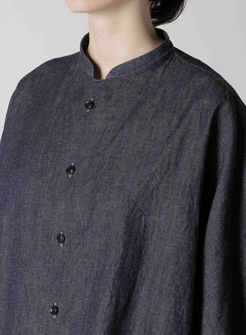 6Oz Stand Collar Blouse