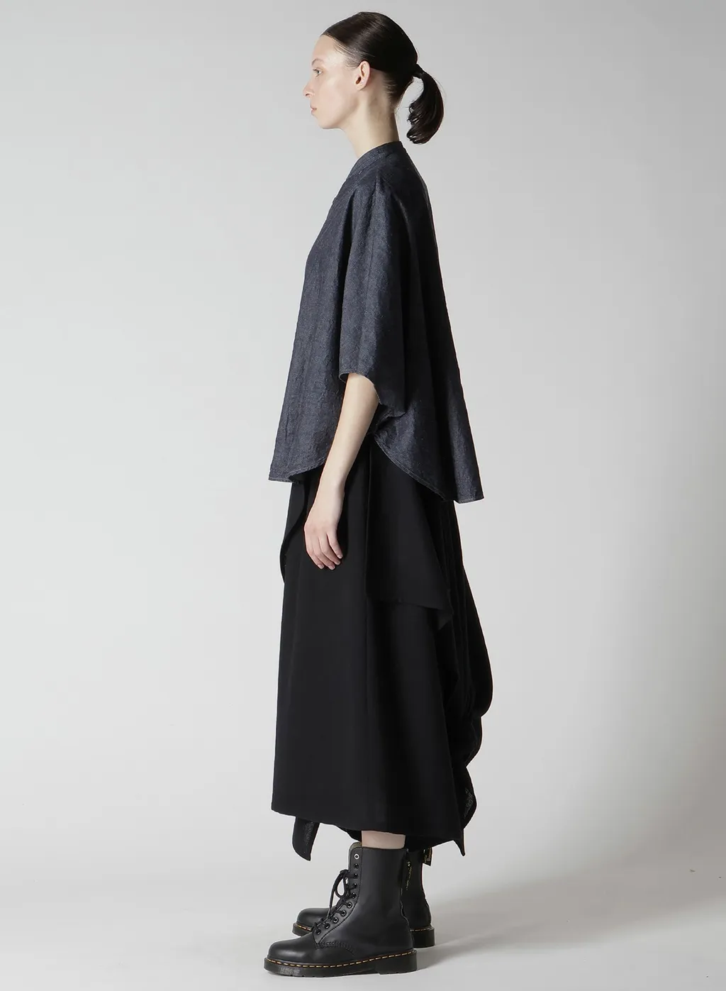 6Oz Stand Collar Blouse