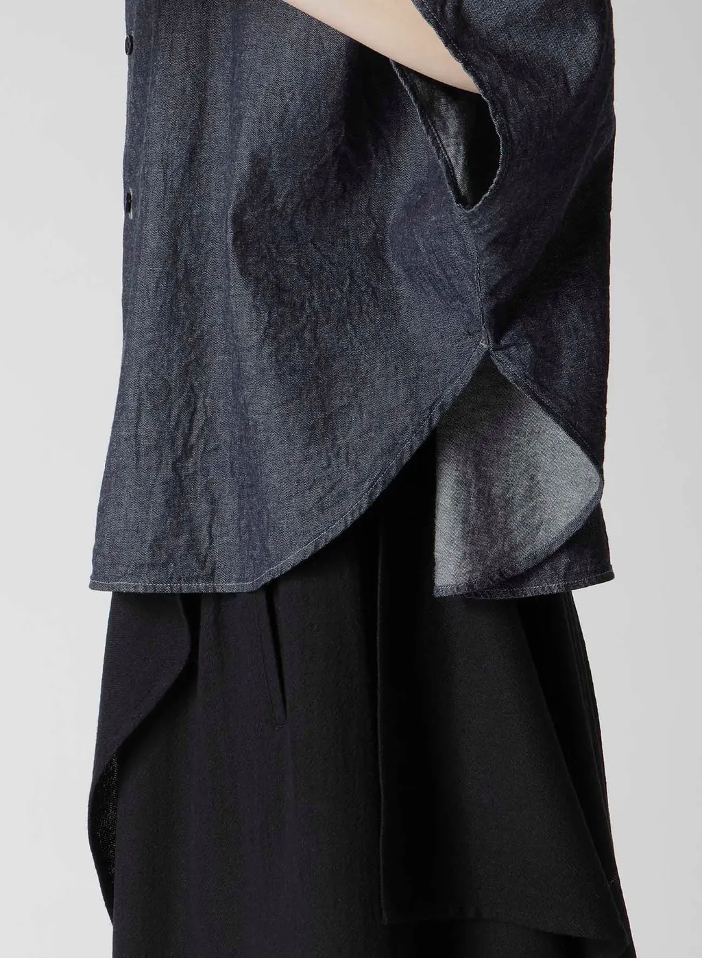 6Oz Stand Collar Blouse