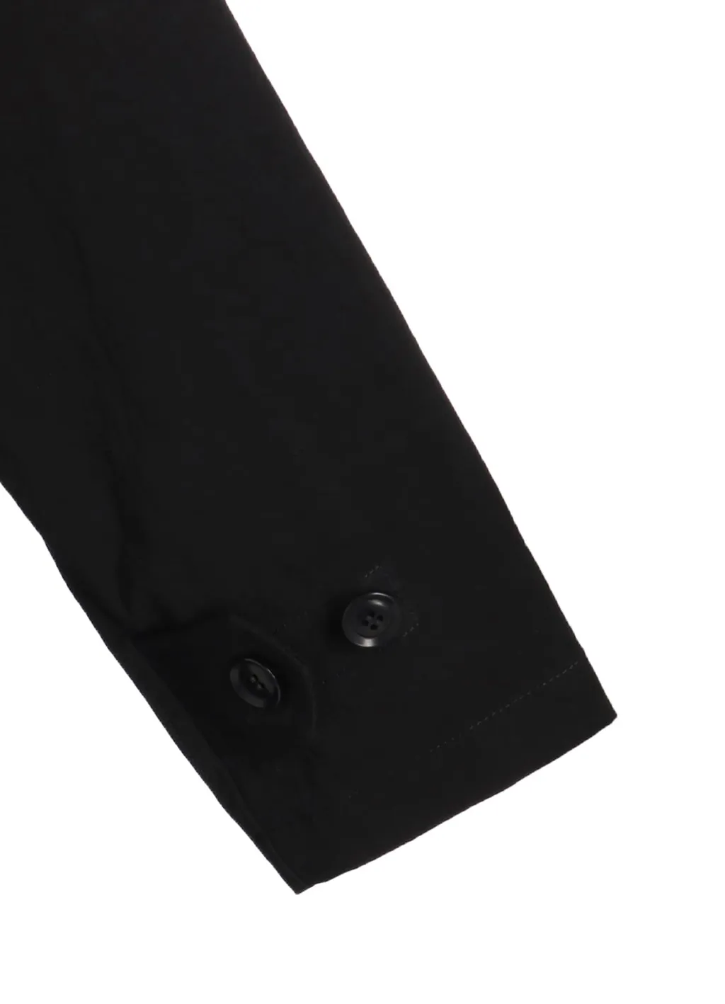 Cotton Nylon Gabardine Collarless Coat