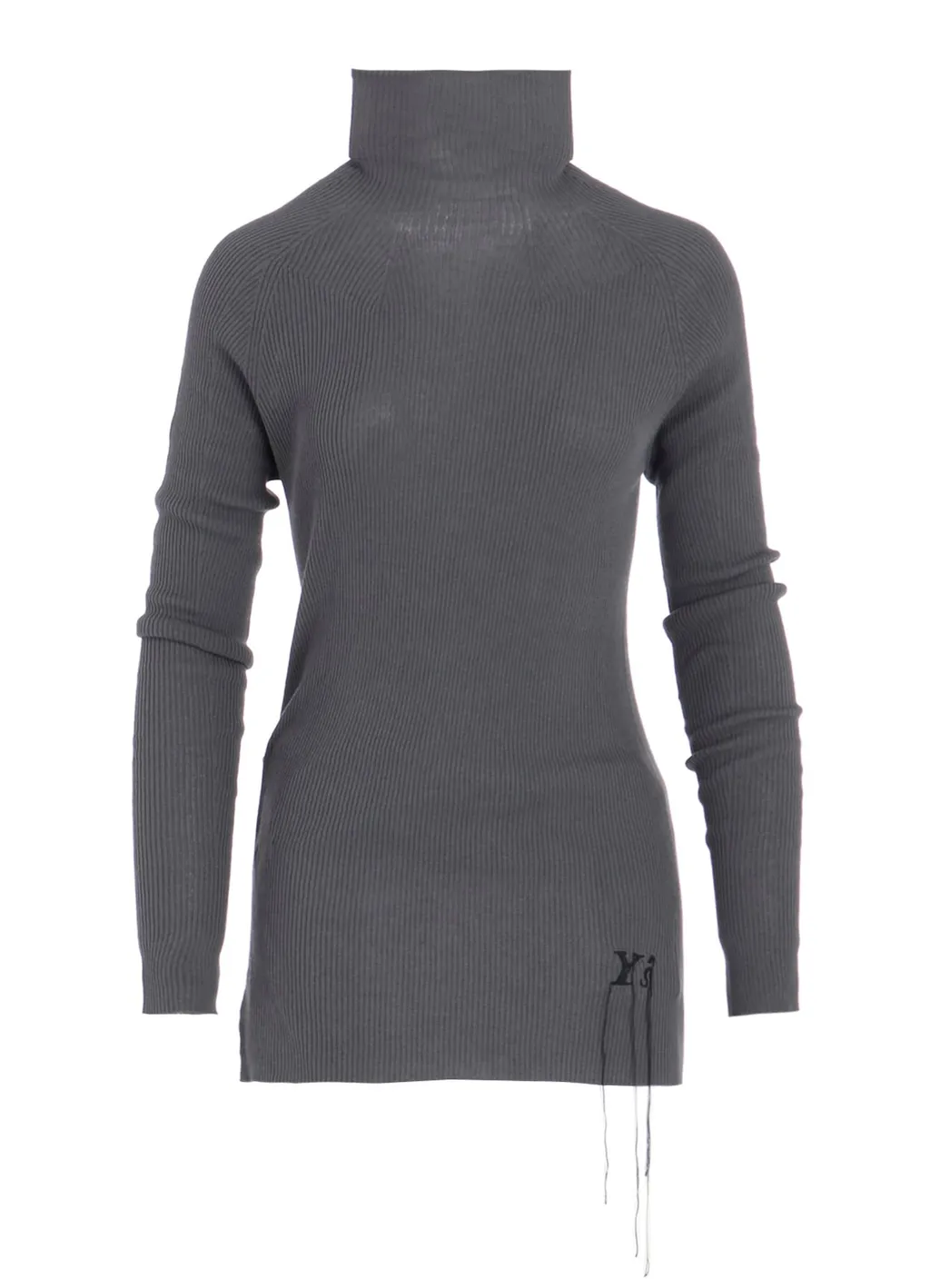 Ribbed High Neck Knit