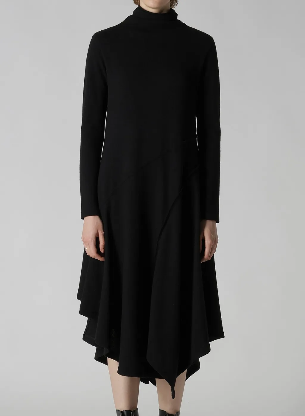 W/Ny Jersey Double Layer Dress