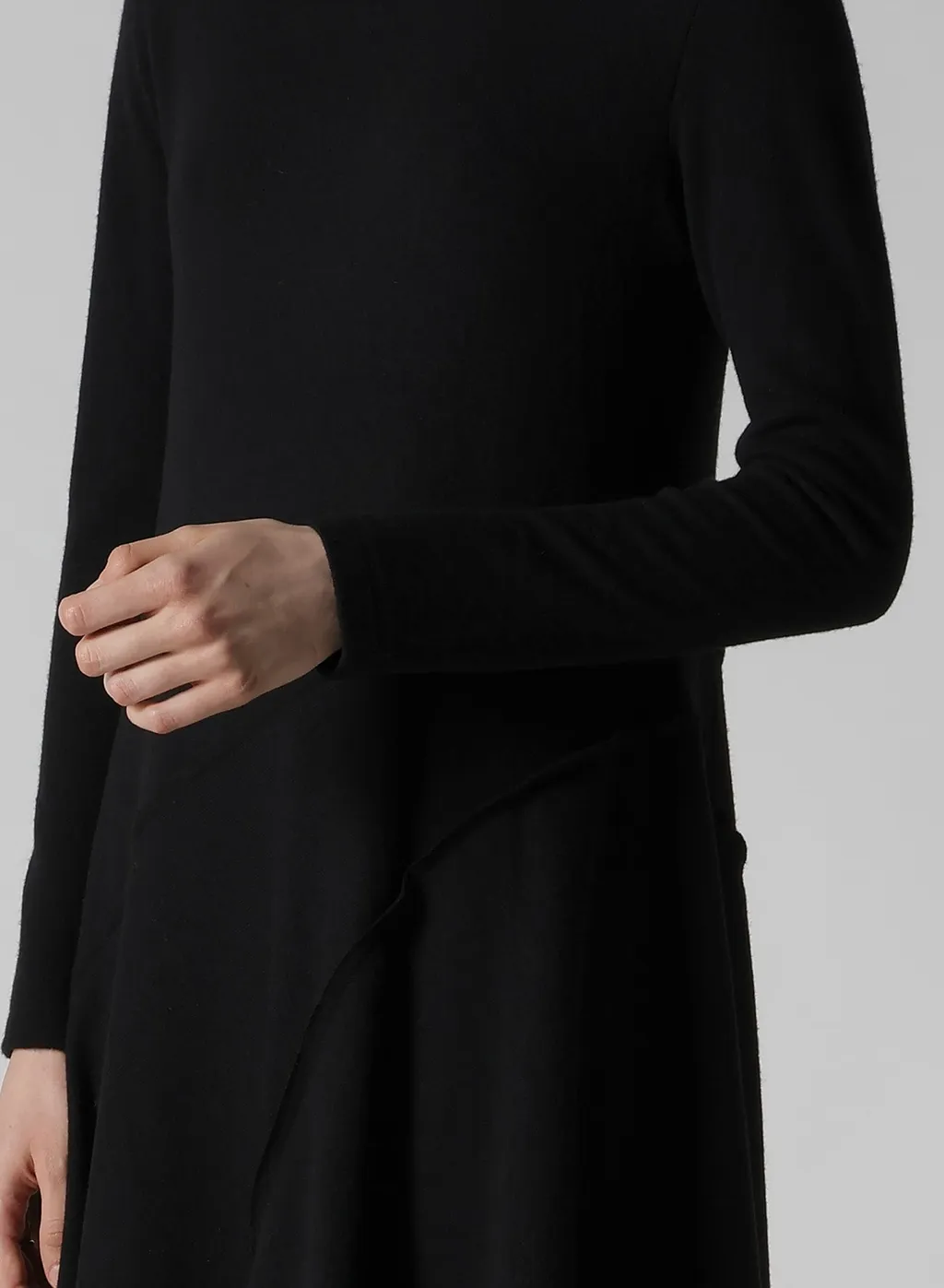 W/Ny Jersey Double Layer Dress