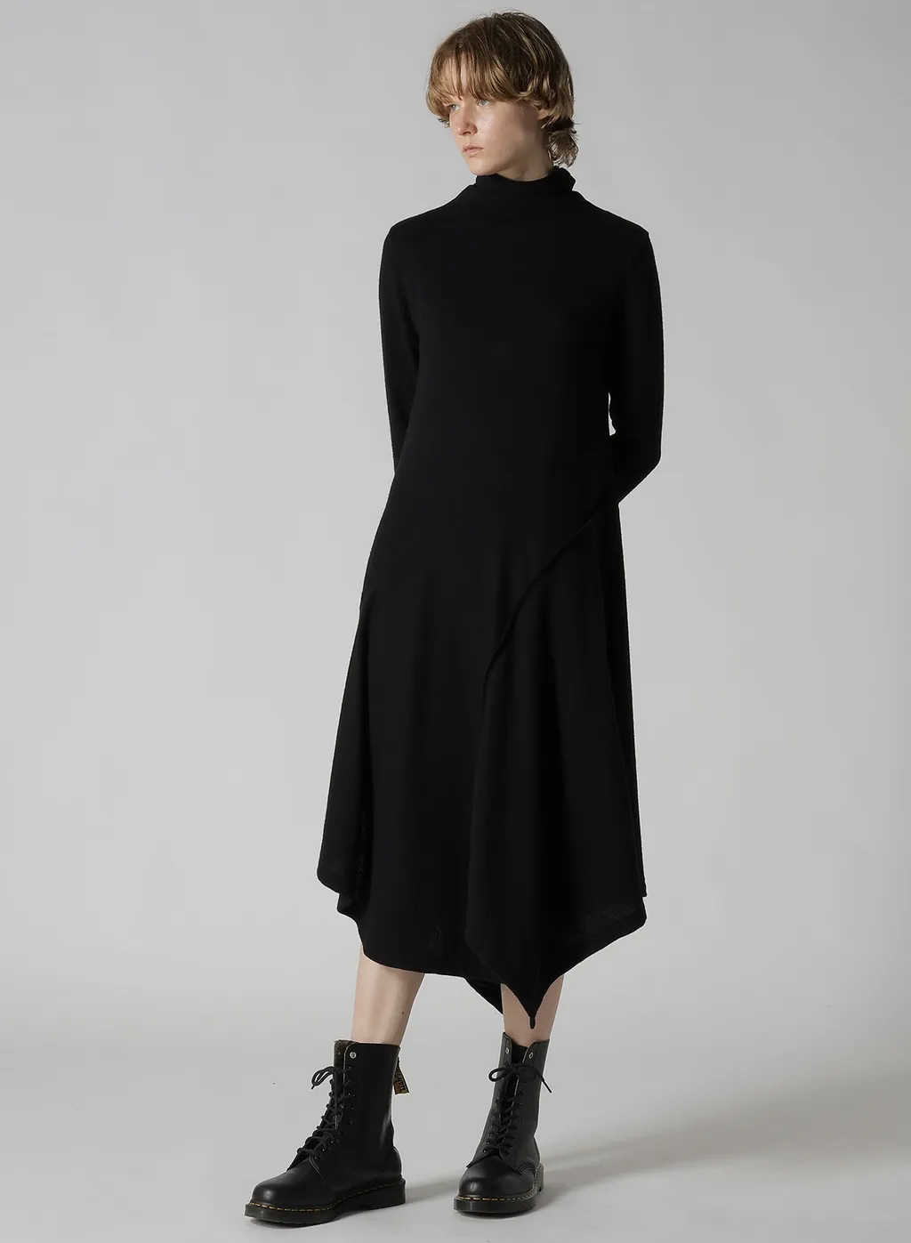 W/Ny Jersey Double Layer Dress