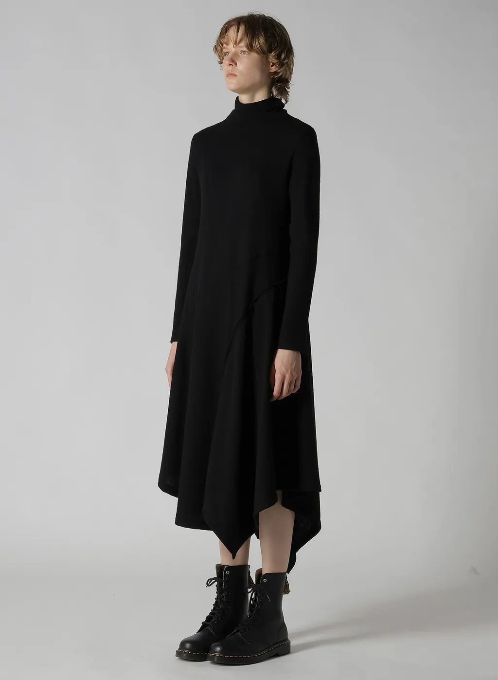 W/Ny Jersey Double Layer Dress