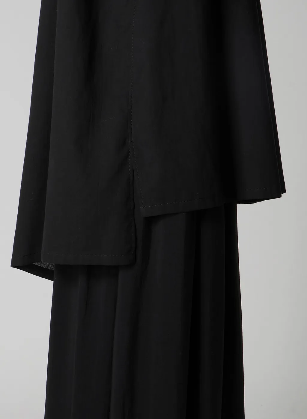 Cotton Viyella Pintuck Asymmeteric Blouse