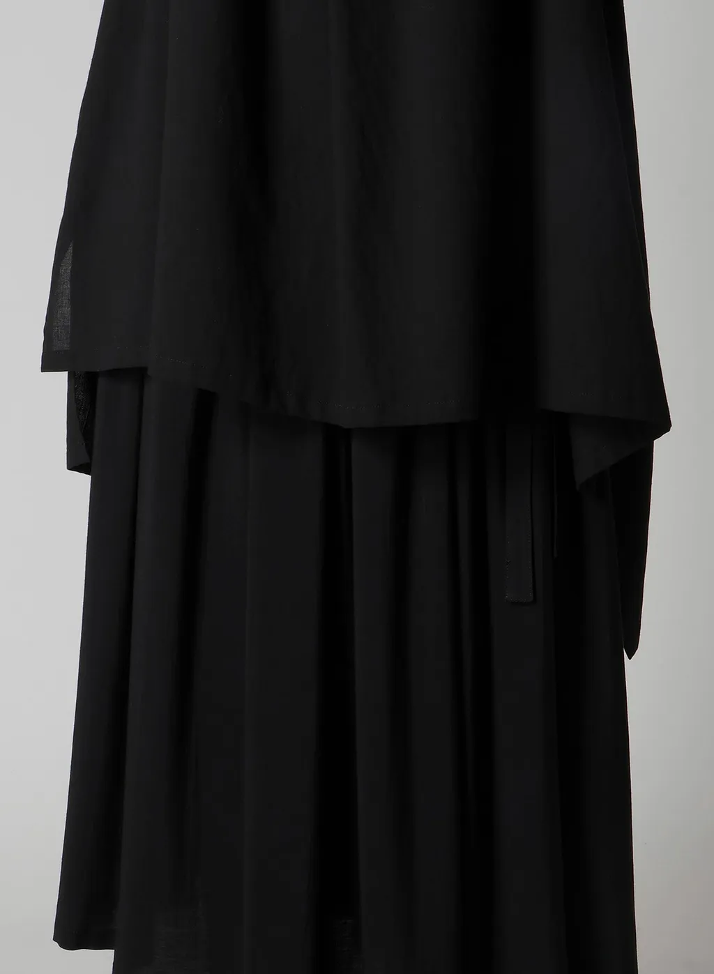 Cotton Viyella Pintuck Asymmeteric Blouse
