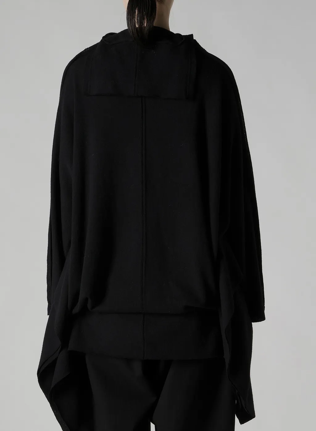W/Ny Jersey Dolman Sleeve High Neck Pullover