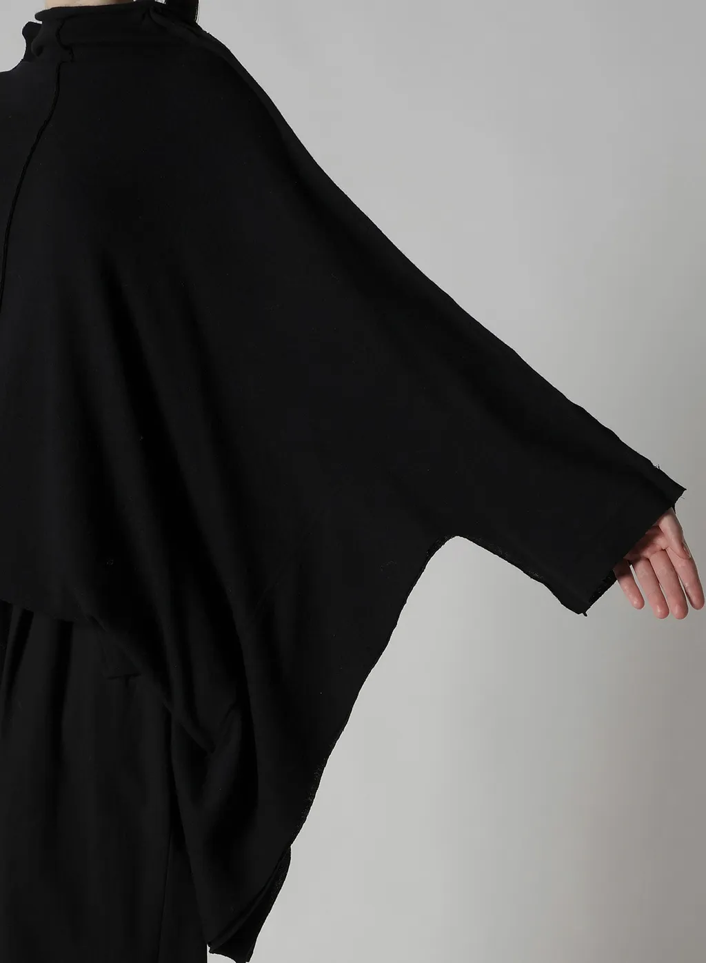 W/Ny Jersey Dolman Sleeve High Neck Pullover