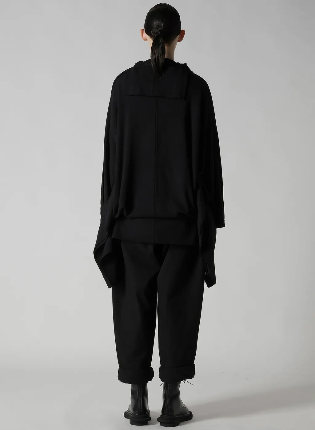 W/Ny Jersey Dolman Sleeve High Neck Pullover