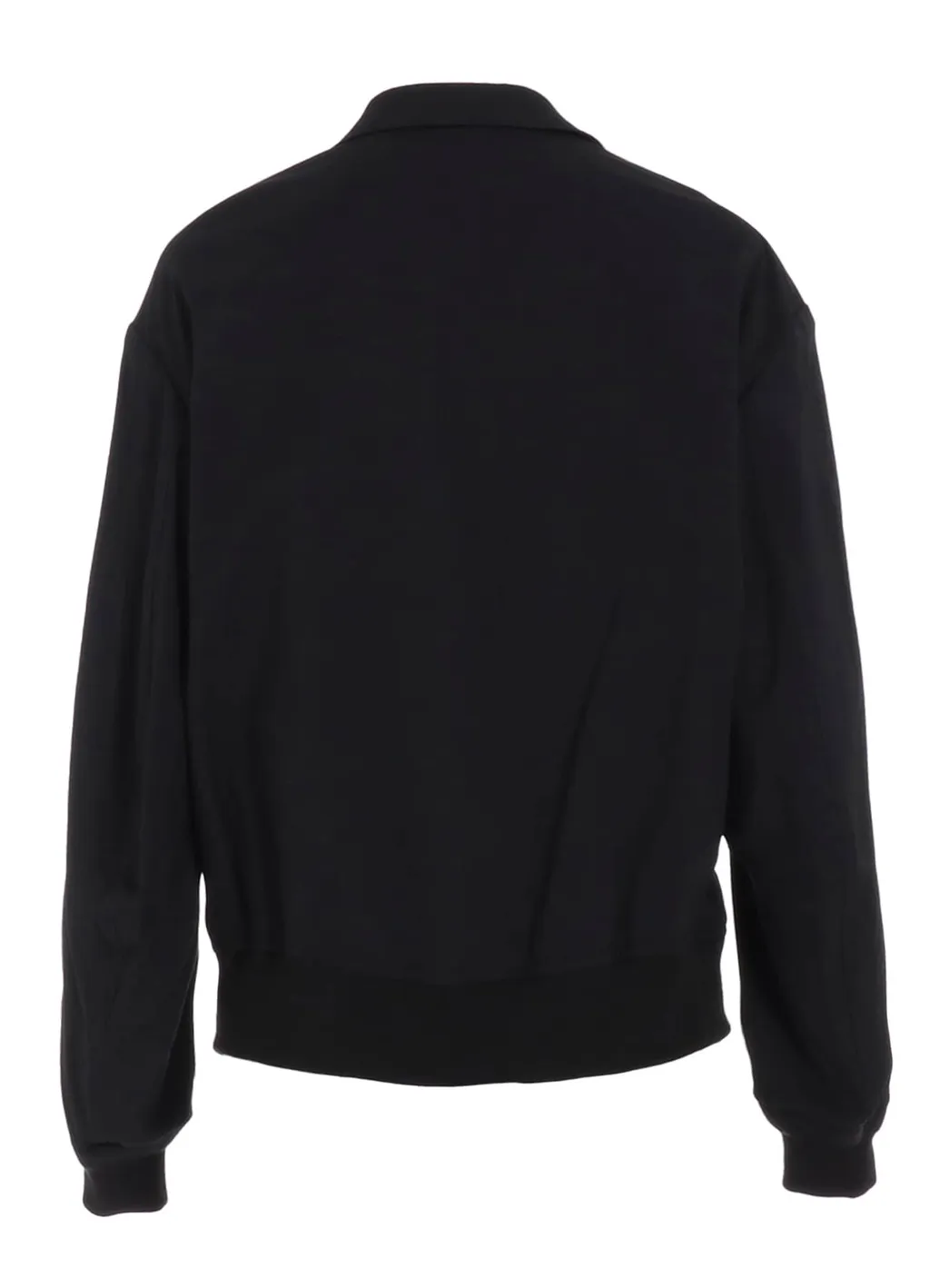 Wool Brend Twill Shirt Collar Blouson