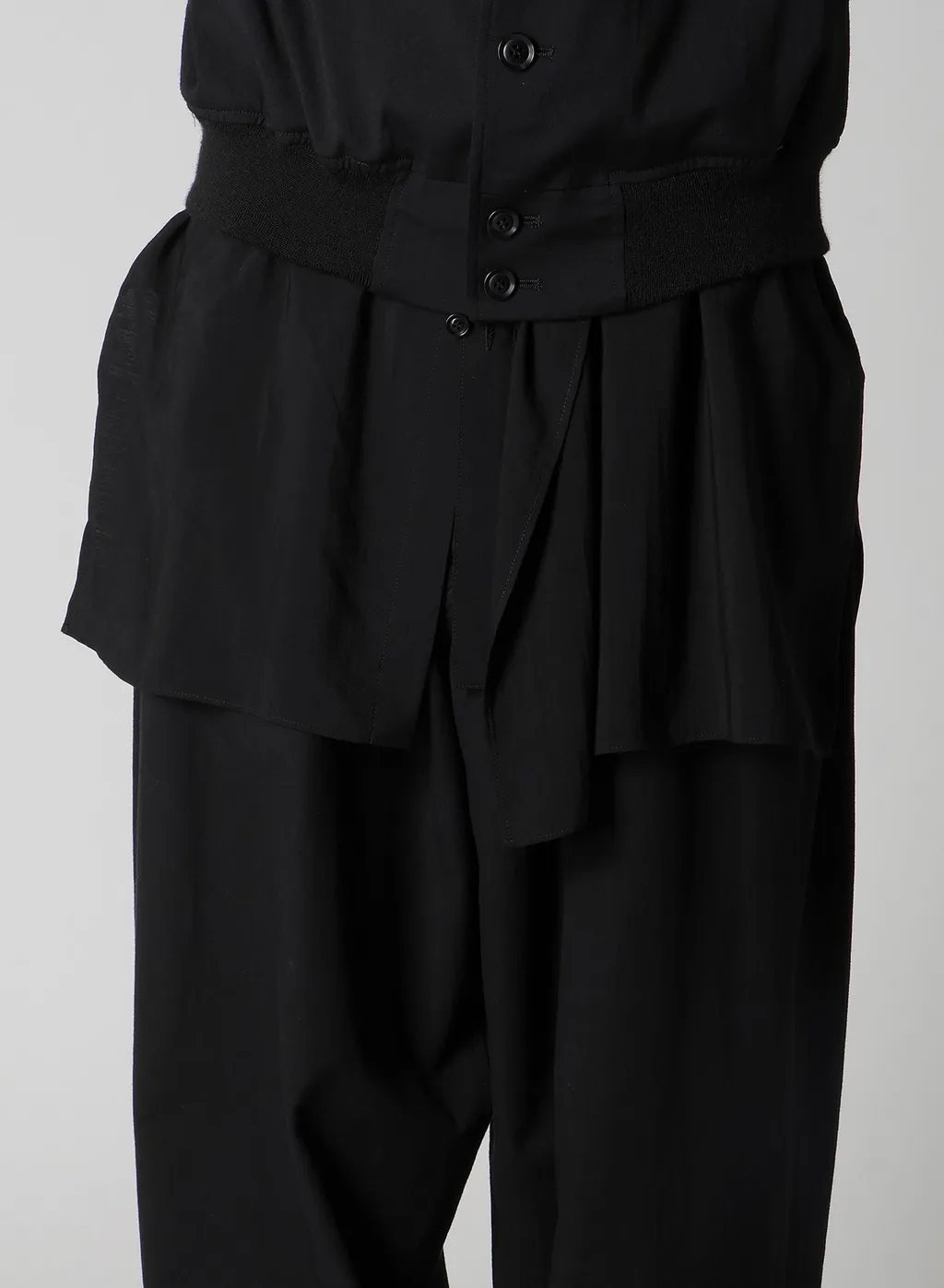 Wool Brend Twill Shirt Collar Blouson