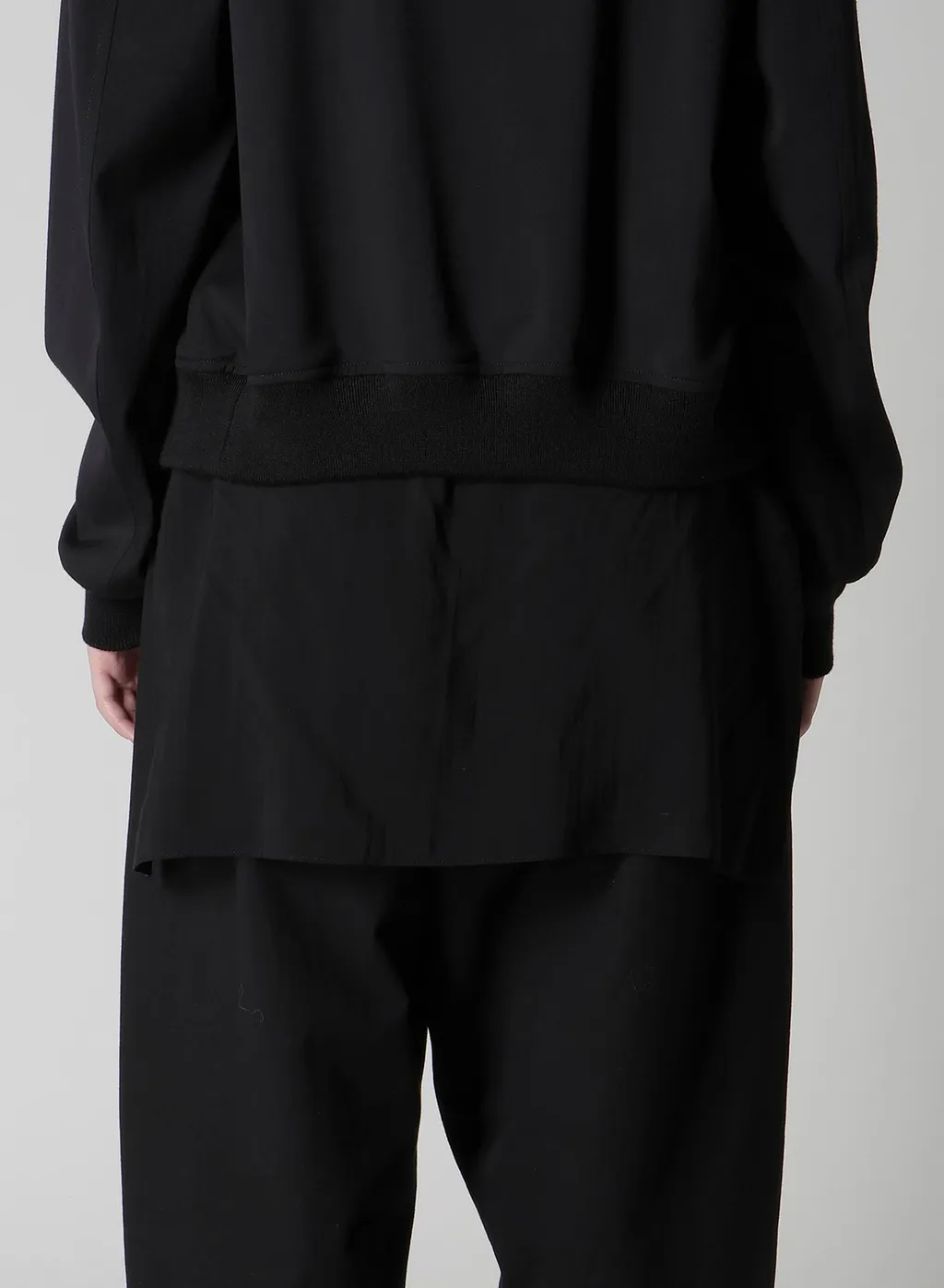 Wool Brend Twill Shirt Collar Blouson