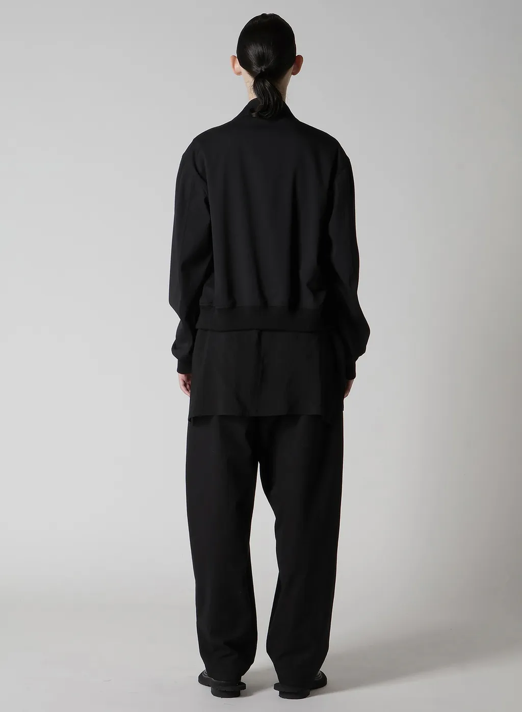 Wool Brend Twill Shirt Collar Blouson