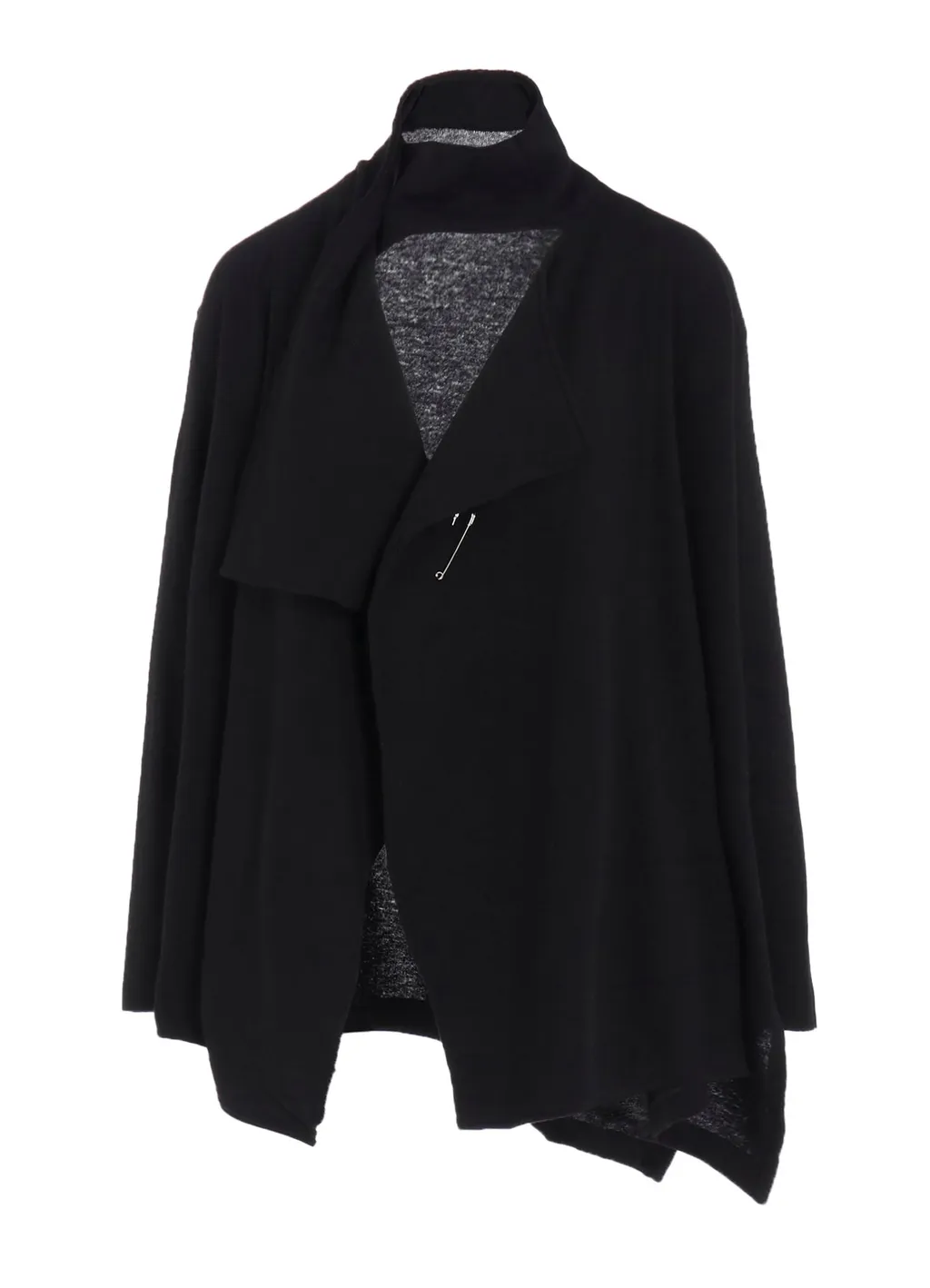 W/Ny Jersey High Neck Cardigan