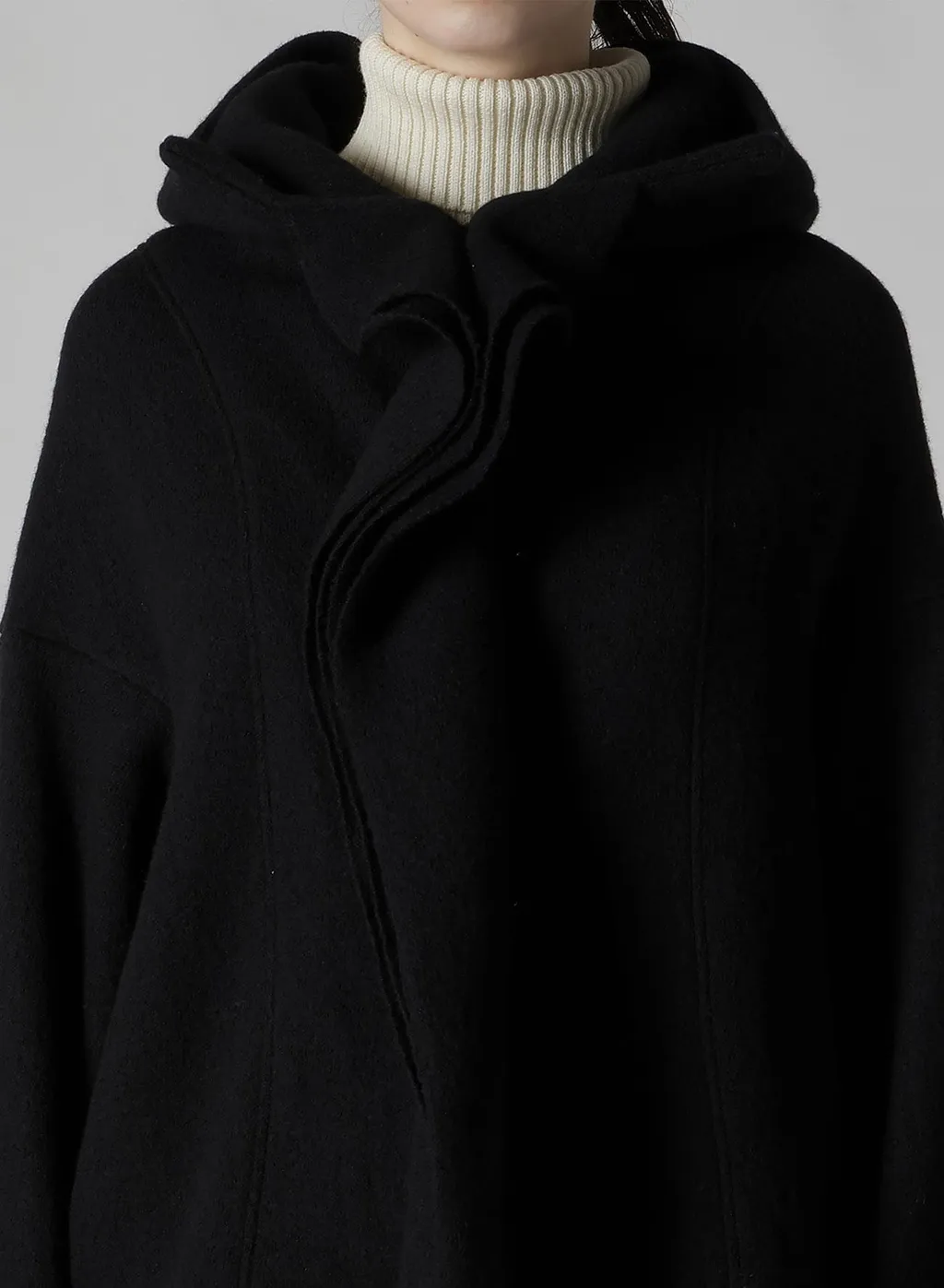 Mild Jersery Combination Jacket With Hood