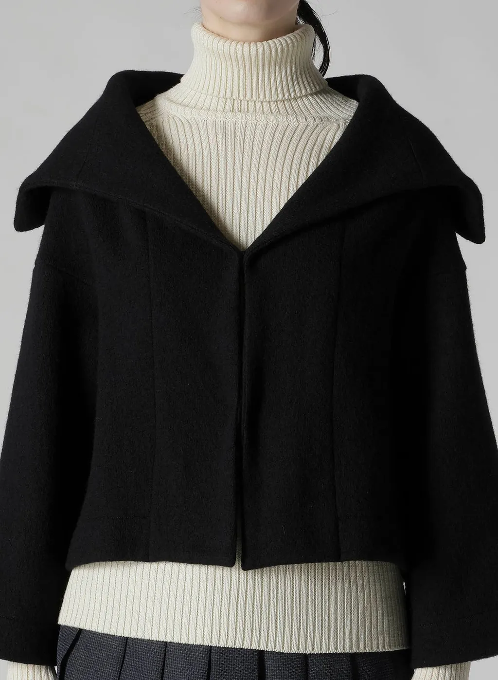 Mild Jersery Combination Jacket With Hood