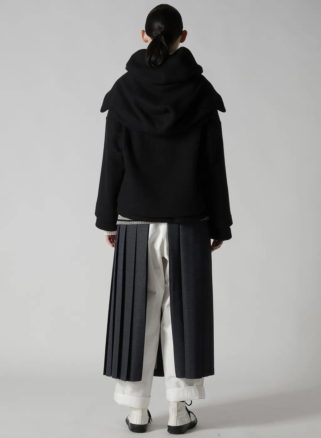 Mild Jersery Combination Jacket With Hood