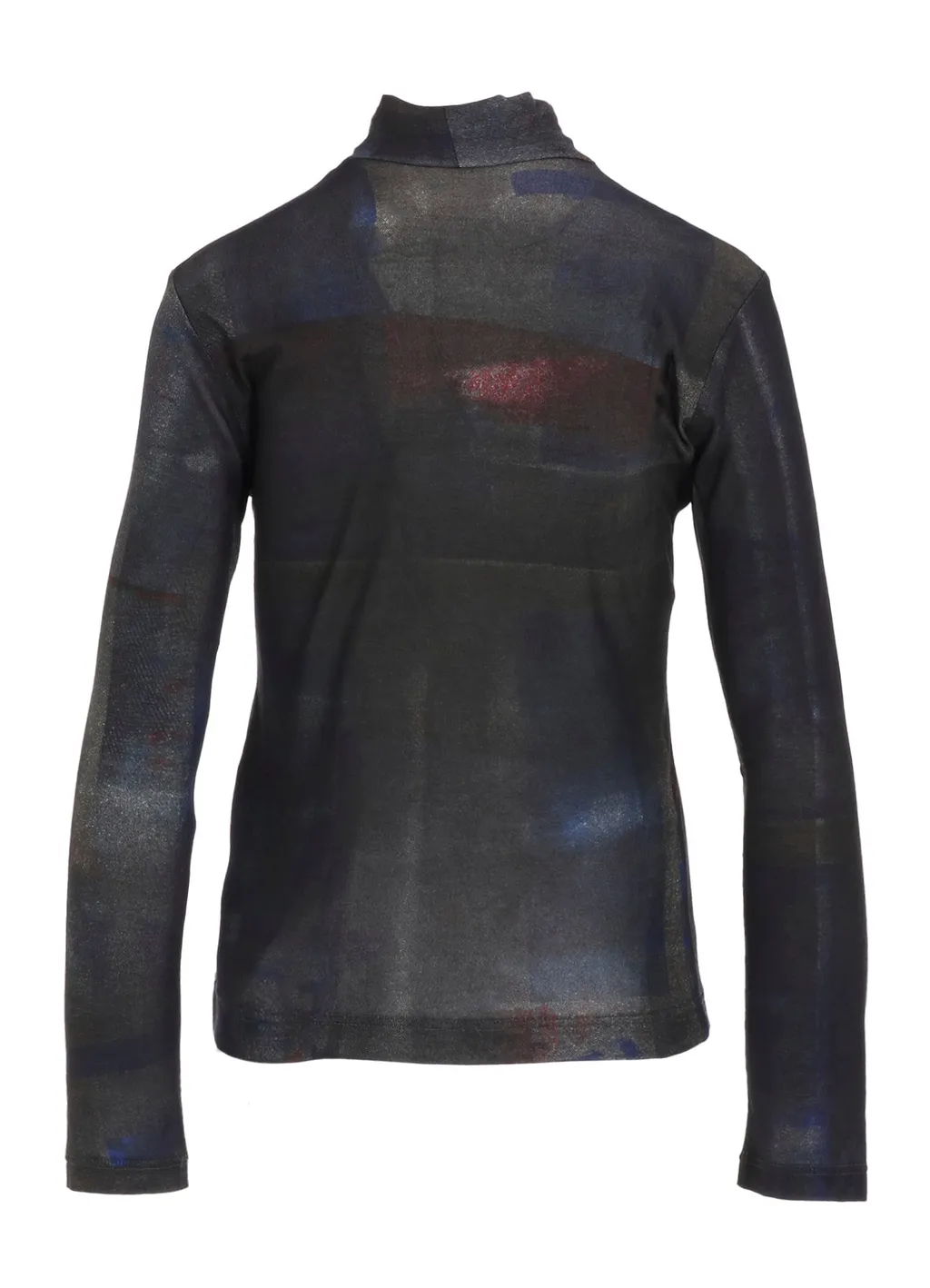 Lyocell Smooth High Neck Sleeve T