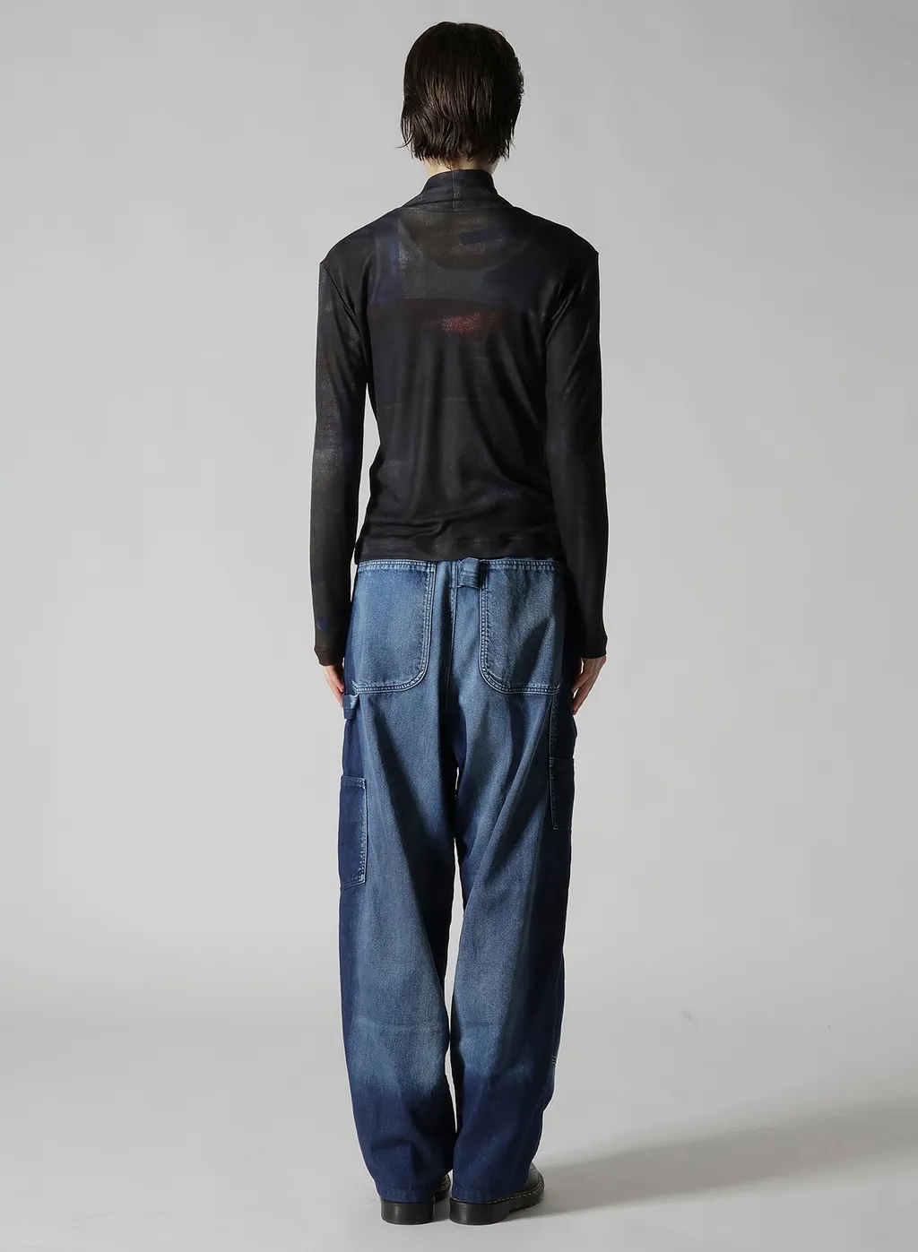 Lyocell Smooth High Neck Sleeve T