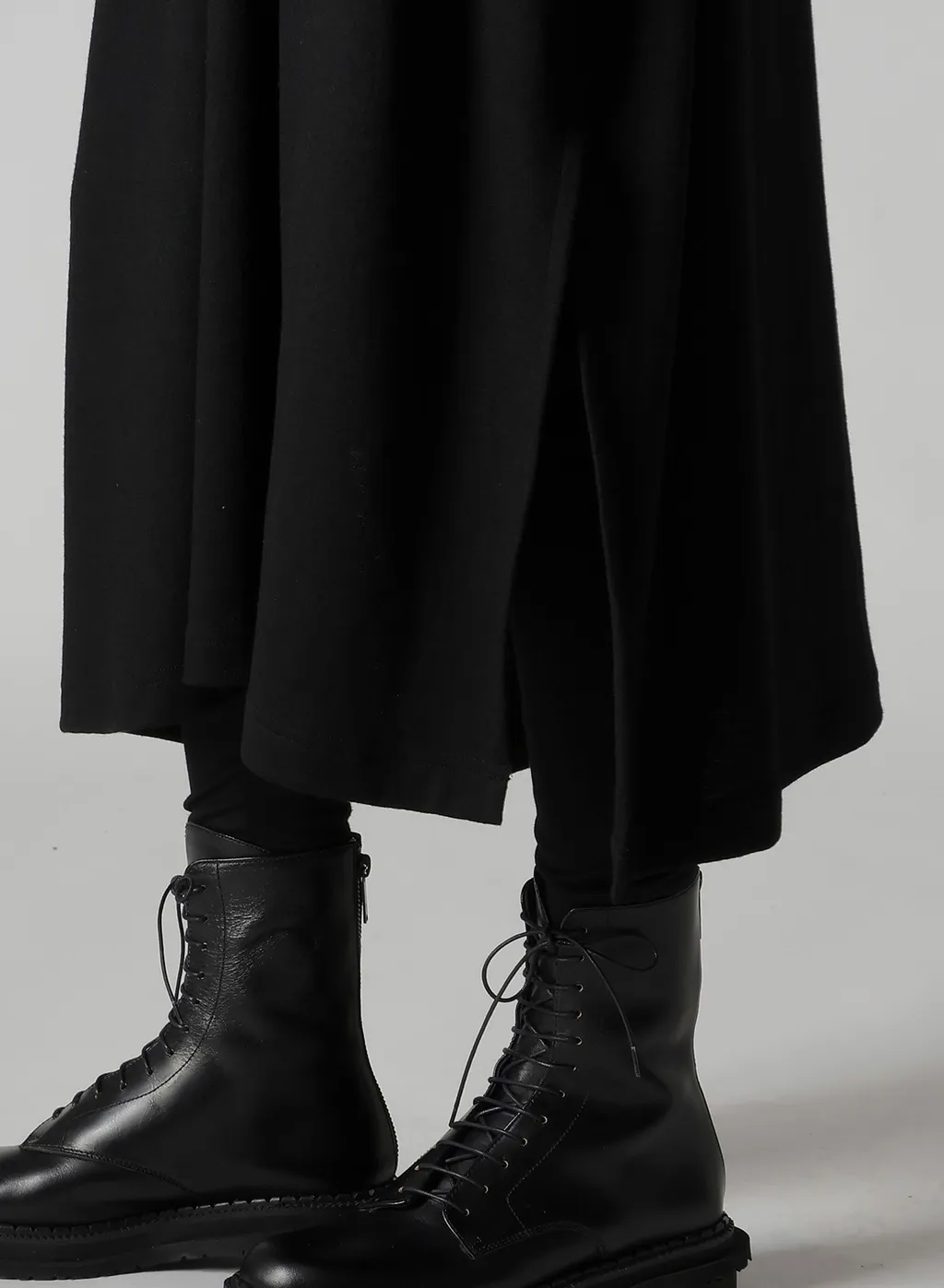 Mild Washable Jersey Stand-Up Collar Dress