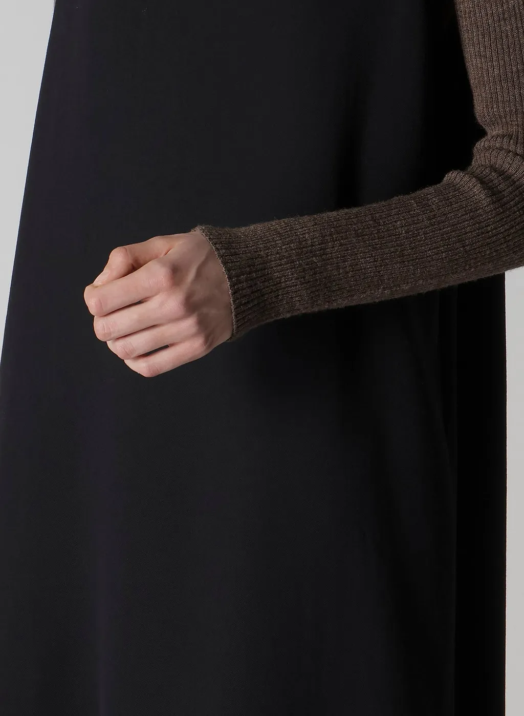 Wool Serge Sleeveless Dress