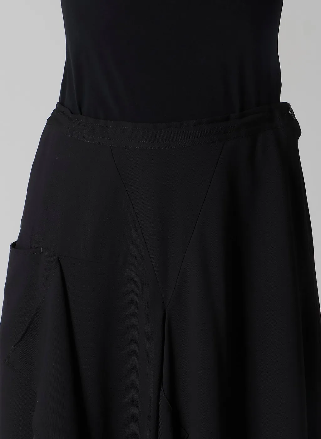 Wool Serge Triangle Gusset Skirt