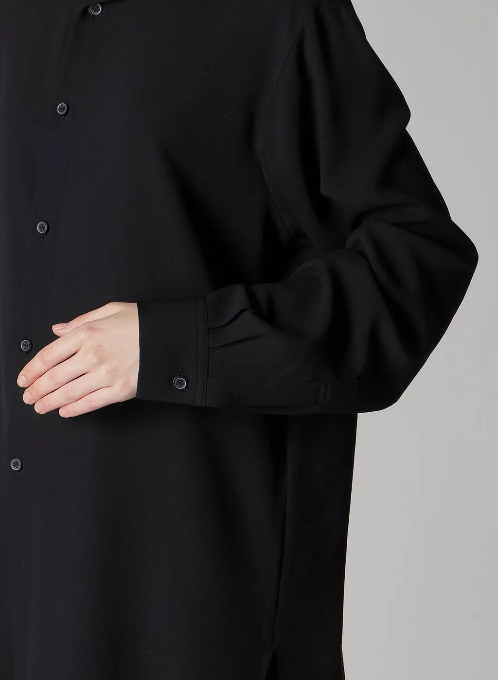 Wool Serge Sailor Collar Blouse