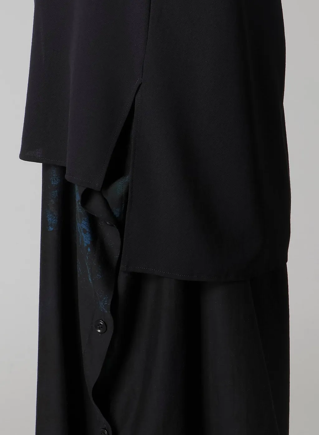 Wool Serge Sailor Collar Blouse