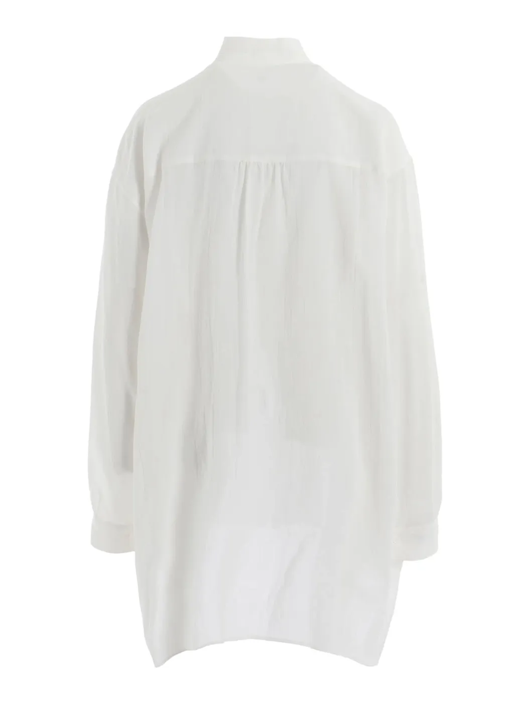 Cotton Viyella Design Collar Big Blouse