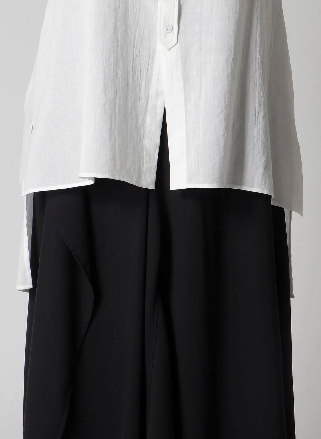 Cotton Viyella Design Collar Big Blouse