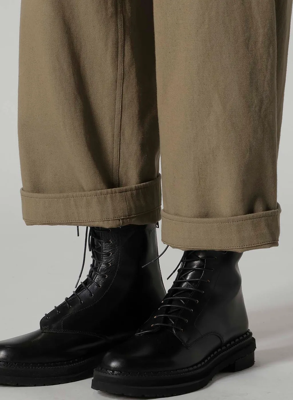 Cotton Linen Twill Straight Pants