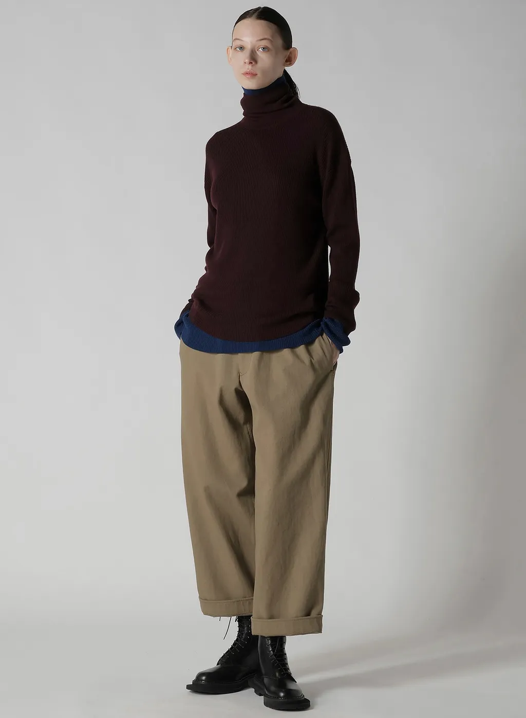 Cotton Linen Twill Straight Pants