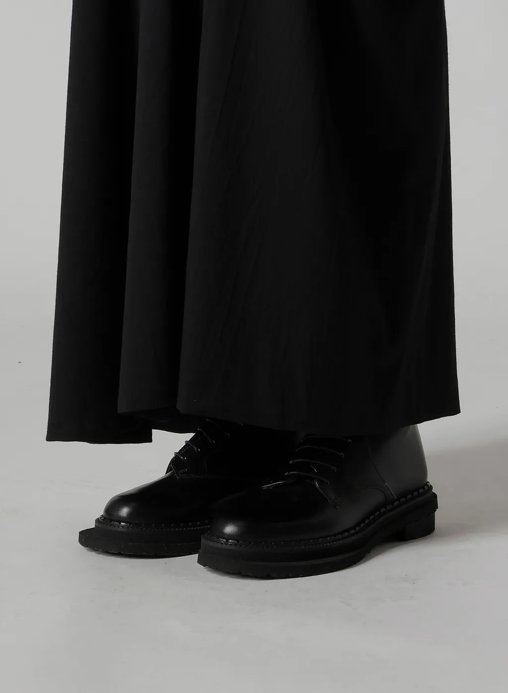 Wool Brend Twill Drape Skirt