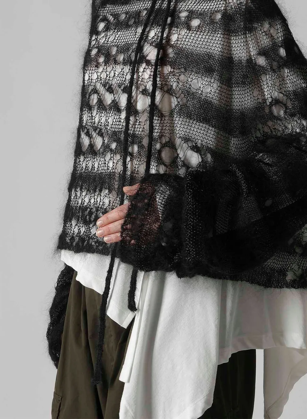 Wole Design Mohair Knited Short Pullover