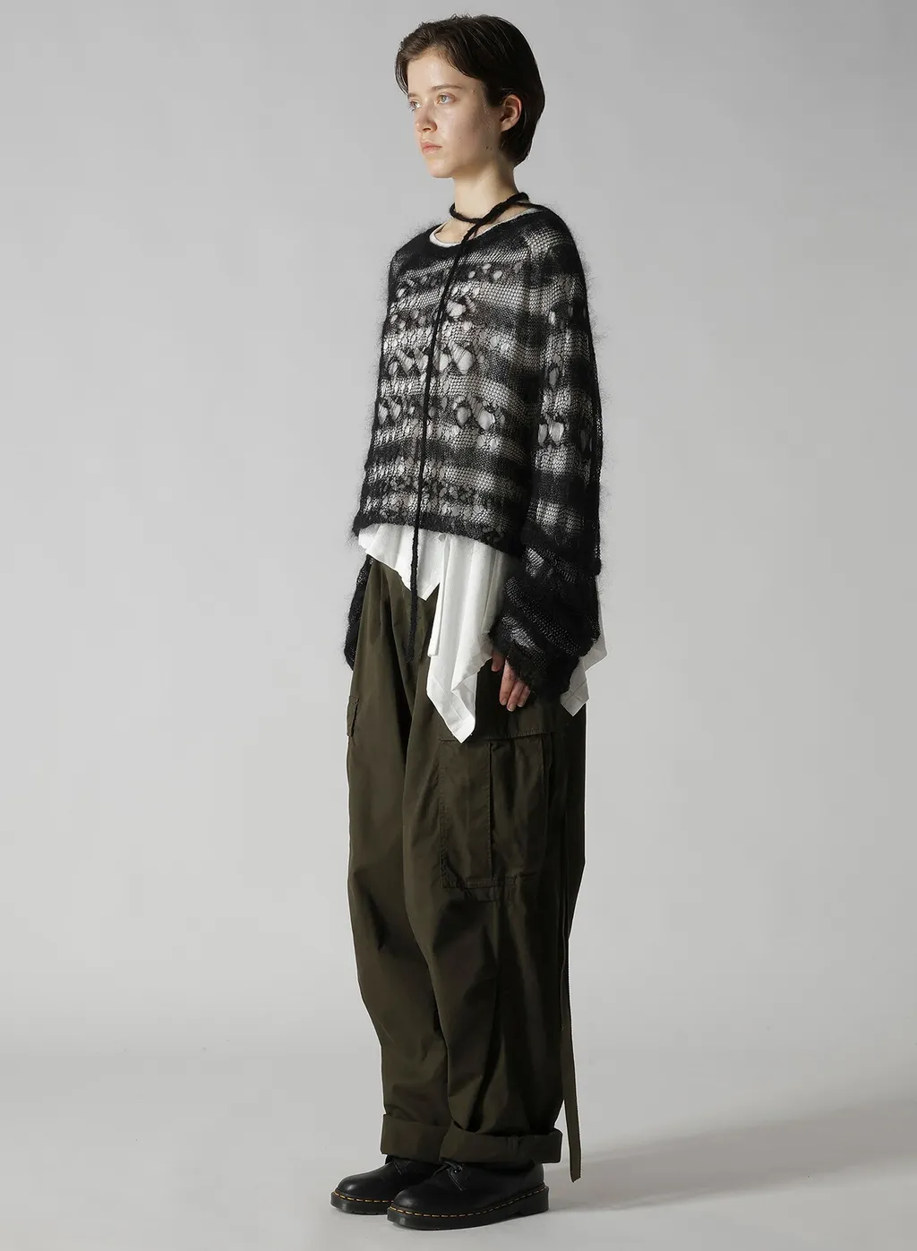 Wole Design Mohair Knited Short Pullover