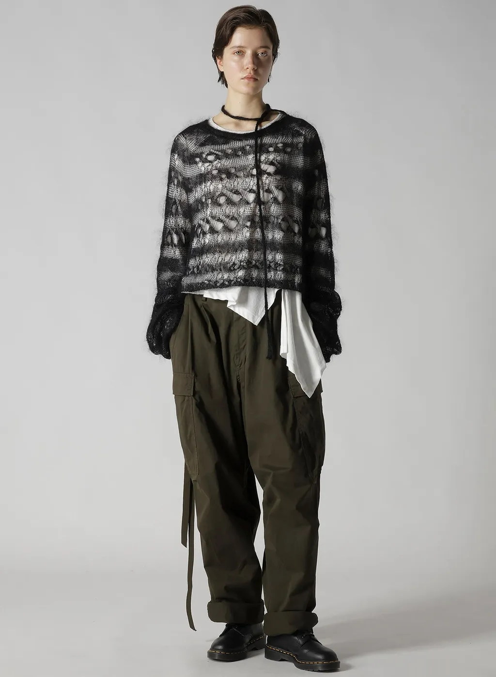 Wole Design Mohair Knited Short Pullover