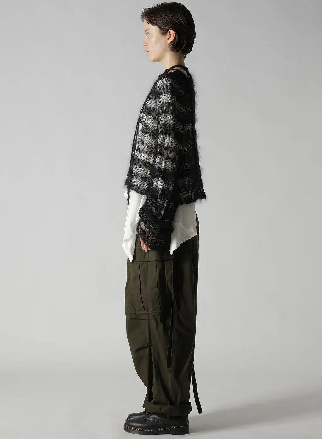 Wole Design Mohair Knited Short Pullover