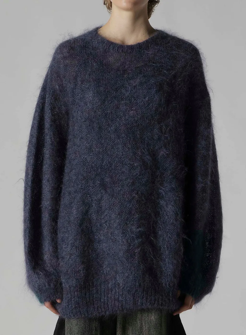 Color Scheme Mohair Pullover