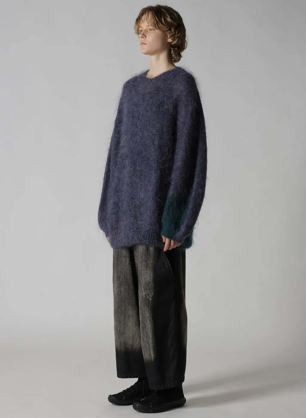 Color Scheme Mohair Pullover