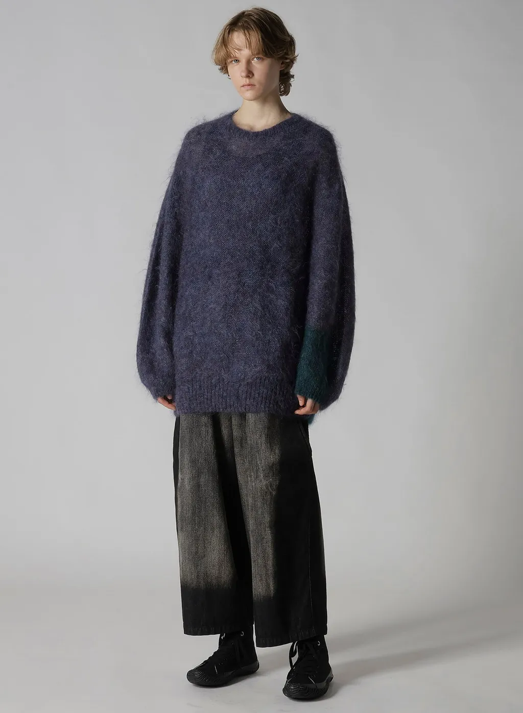 Color Scheme Mohair Pullover