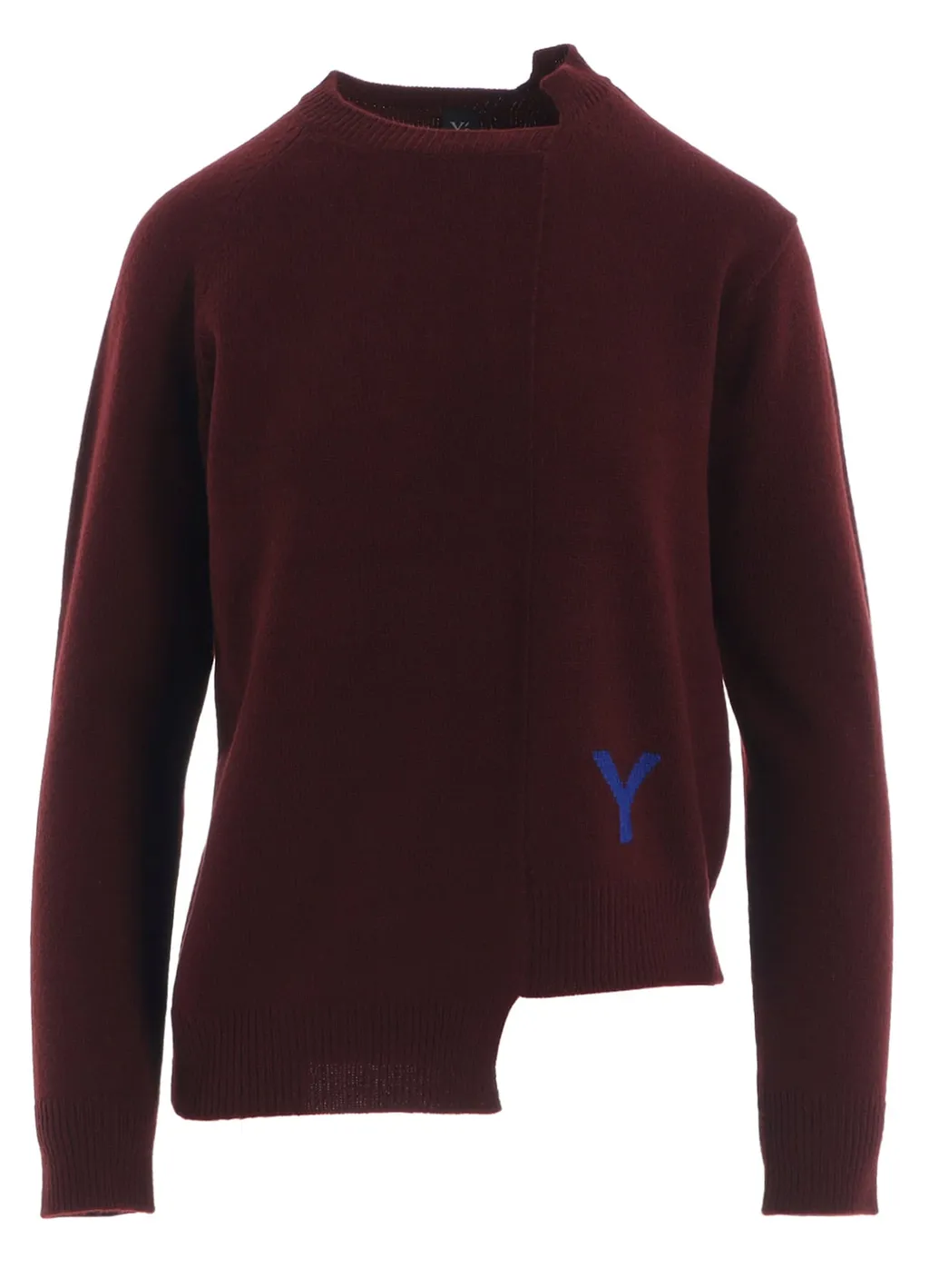 Intarsia Asymmeteric Pullover